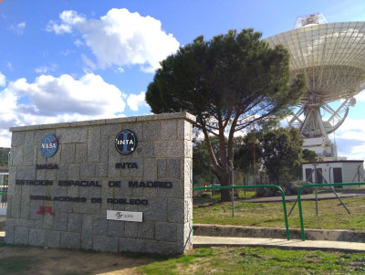 Entrada. MDSCC (Madrid Deep Space Communications Complex): Complejo de Comunicaciones con el Espacio Profundo de Madrid